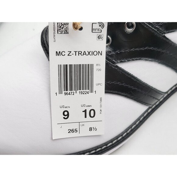 Adidas MC Z-Traxion Golf Shoes Mens Size 9.5 White & Black IF2714 - Picture 10 of 11